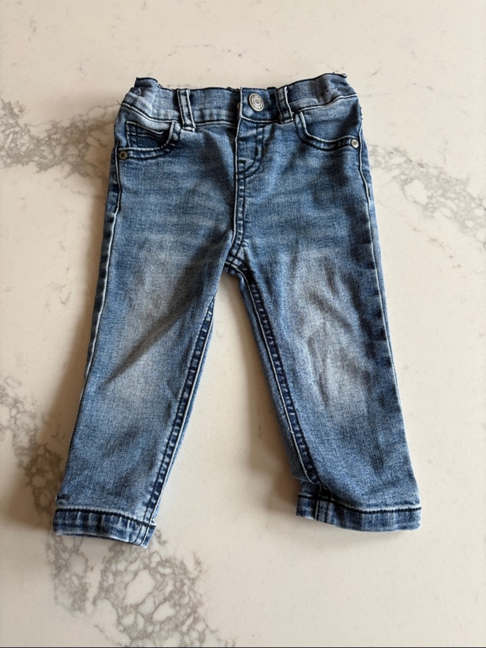 Denim&Co Medium Blue Stretch Kids Denim Jeans